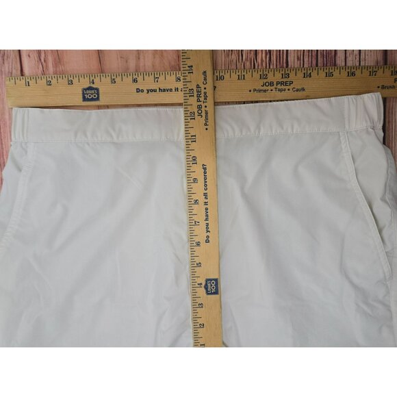 Lacoste Sport Mens White Shorts Size 6 (34 in waist) - Picture 5 of 6